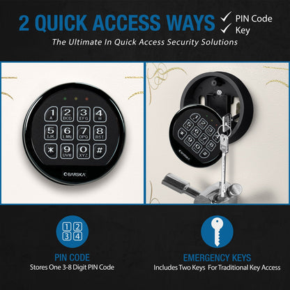 Keypad Fireproof Protection Jewelry Safe