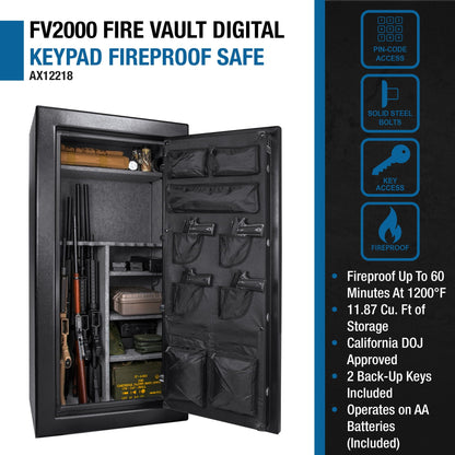 Tall Fireproof Protection Safe Vault
