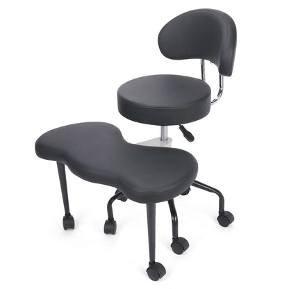 Cross Desk Chair with Lumbar Support and Height Adjustable,Desk Chair for Adults,Legged Office Chair with Wheels