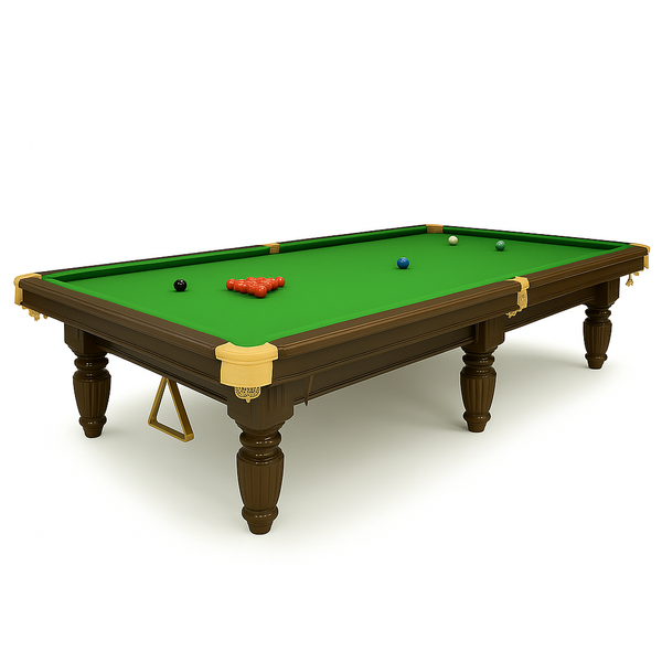 Snooker Table Built for Tournament Play, 45mm Slate, Tournament Cushions, Hand-Finished Hardwood Frame