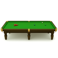 Snooker Table Built for Tournament Play, 45mm Slate, Tournament Cushions, Hand-Finished Hardwood Frame