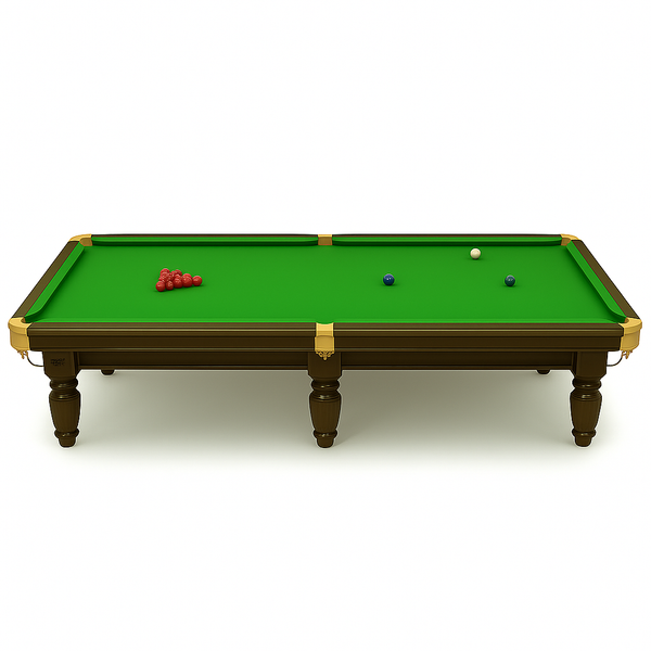 Snooker Table Built for Tournament Play, 45mm Slate, Tournament Cushions, Hand-Finished Hardwood Frame