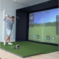 Golf Simulator Built for Precision Training, Doppler Radar Launch Monitor, HD Shot Tracking, 50 Virtual Courses