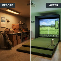 SkyTrak Elite Pro Golf Studio — Before & After